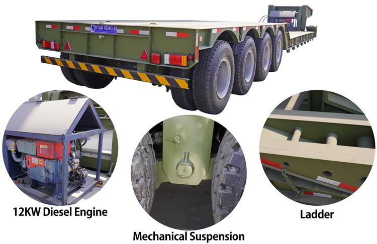80 Ton Removable Gooseneck Trailer Price In Nigeria, Lagos