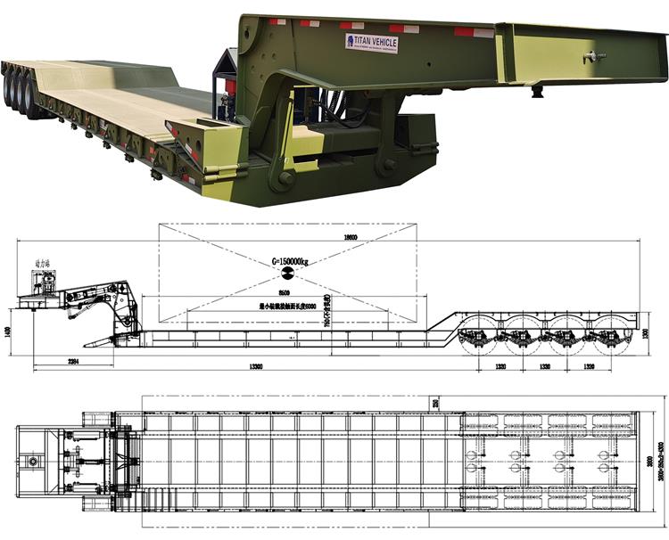 80 Ton Removable Gooseneck Trailer Price In Nigeria, Lagos
