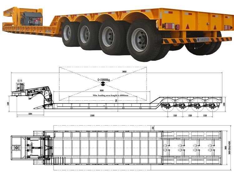 Detachable lowboy trailer for sale in Lagos is safer than traditional semi-trailers because they provide better stability and balance.