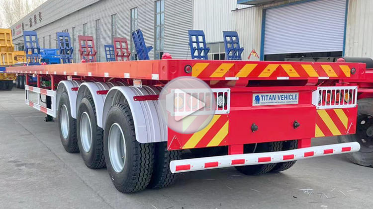 Sevan Nigeria Tri Axle 40 ft Flatbed Trailer for Sale In Nigeria