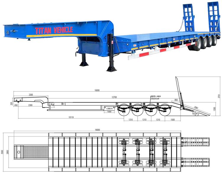 Sevan Construction Nigeria Ltd Lagos - 4 Axle 100 Ton Low Bed Trailer for Sale