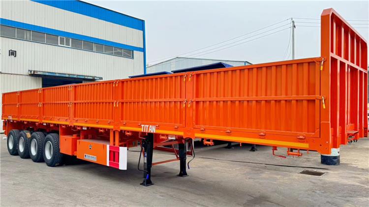 4 Axle 40ft High Side Wall Trailer for Sale In Nigeria