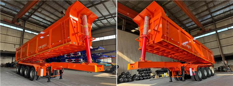 4 Axle 40CBM Semi Tipper Trailer for Sale In Nigeria Lagos