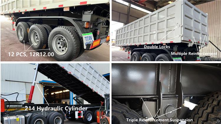 3 Axle Semi Tipper Trailer for Sale In Nigeria Lagos