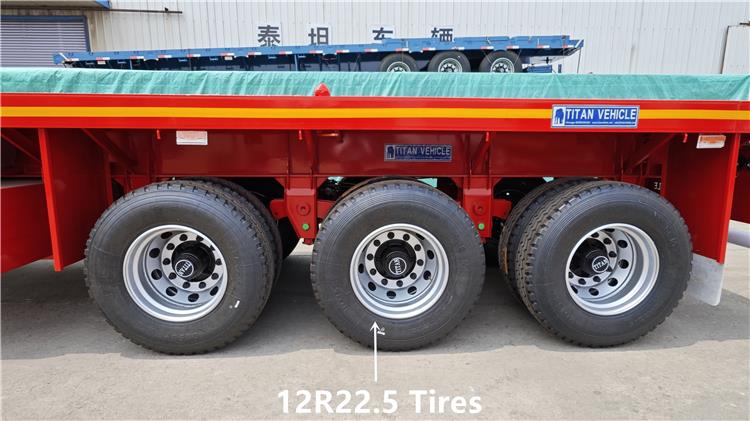 13m Tri Axle Flatbed Trailer for Sale In Nigeria Lagos