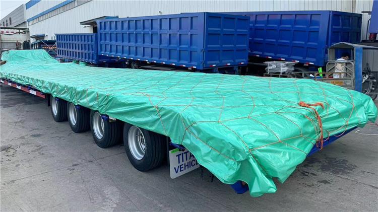 120 Ton 4 Axle Low Bed Trailer Price for Sale In Nigeria Akassa