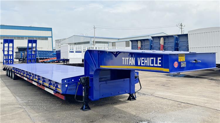 120 Ton 4 Axle Low Bed Trailer Price for Sale In Nigeria Akassa