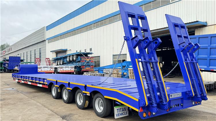 120 Ton 4 Axle Low Bed Trailer Price for Sale In Nigeria Akassa