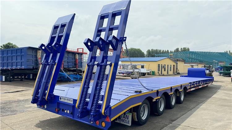 120 Ton 4 Axle Low Bed Trailer Price for Sale In Nigeria Akassa