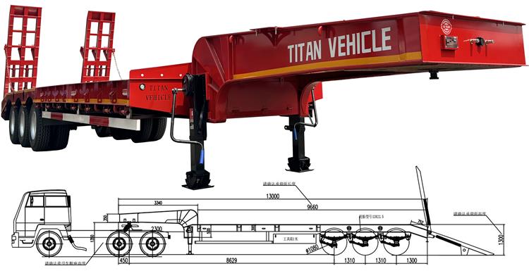 3 Axle Low Loader Trailer for Sale In Nigeria