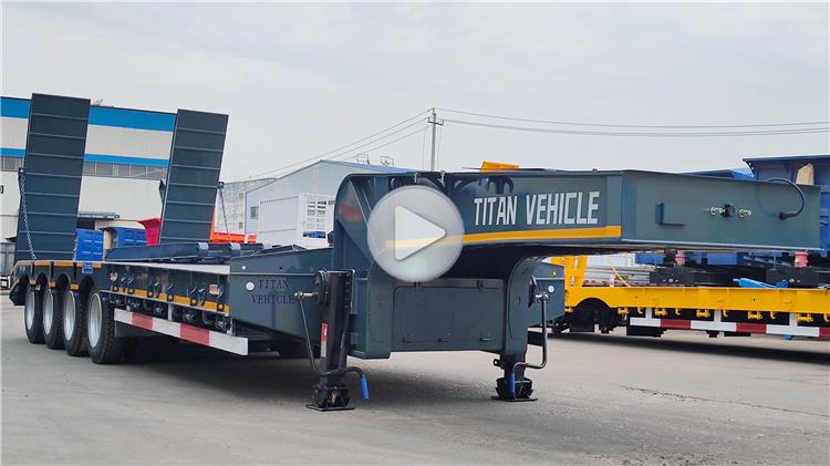 100 Ton Drop Deck Low Loader Trailer for Sale In Nigeria