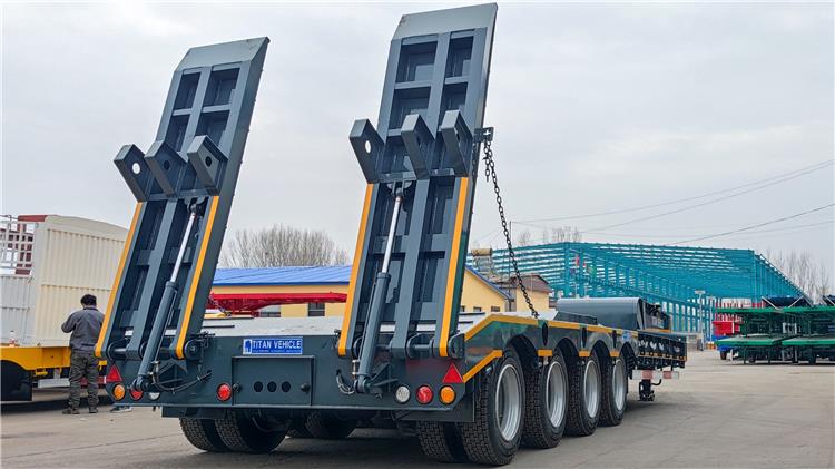 100 Ton Drop Deck Low Loader Trailer for Sale In Nigeria
