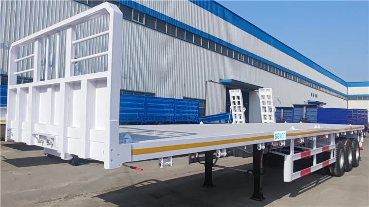 Sevan Nigeria Flatbed Container Carrier Trailer for Sale In Nigeria
