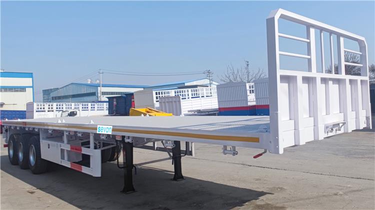 Sevan Nigeria Flatbed Container Carrier Trailer for Sale In Nigeria