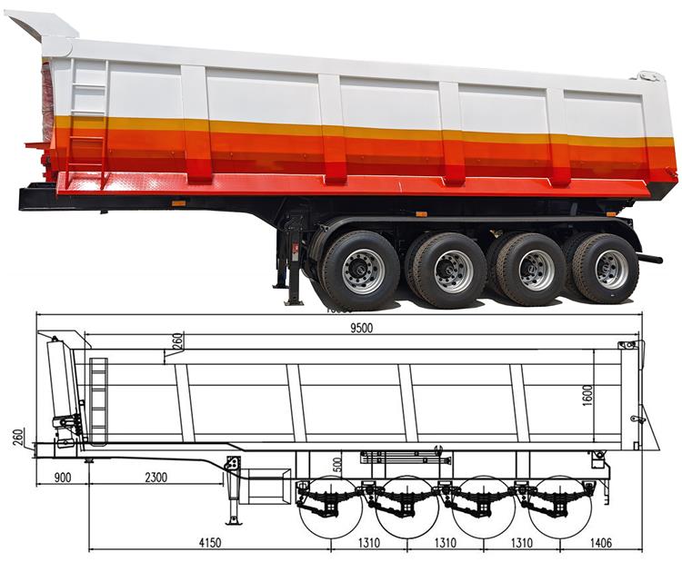 Sevan Rock Body Tipper Trailer for Sale - Sevan Construction Nigeria Ltd Lagos