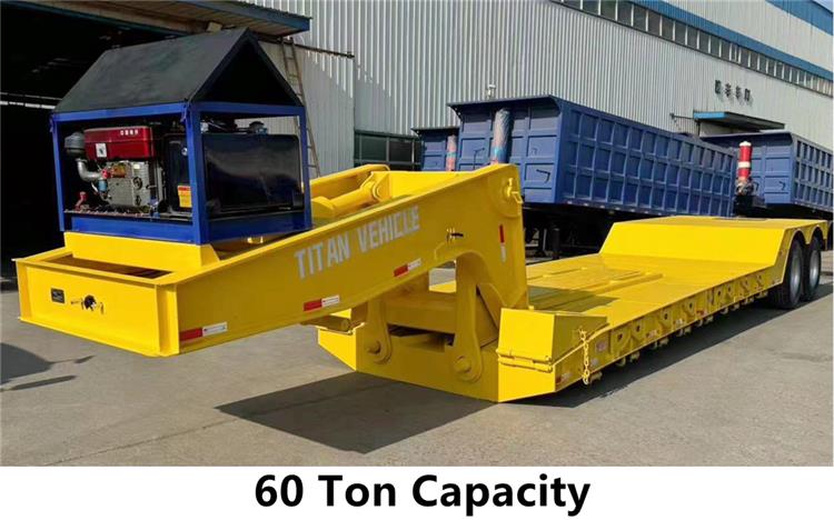 2 Axle Detachable Gooseneck Lowboy Trailer for Sale In Nigeria Lagos