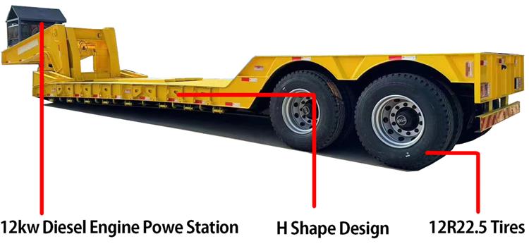 2 Axle Detachable Gooseneck Lowboy Trailer for Sale In Nigeria Lagos