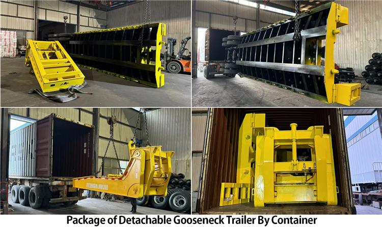 2 Axle Detachable Gooseneck Lowboy Trailer for Sale In Nigeria Lagos
