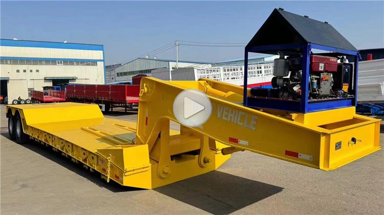 2 Axle Detachable Gooseneck Lowboy Trailer for Sale In Nigeria Lagos
