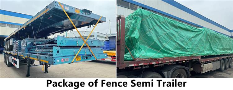 3 Axle 80 Ton Fence Semi Trailer Price for Sale Near Me In Nigeria