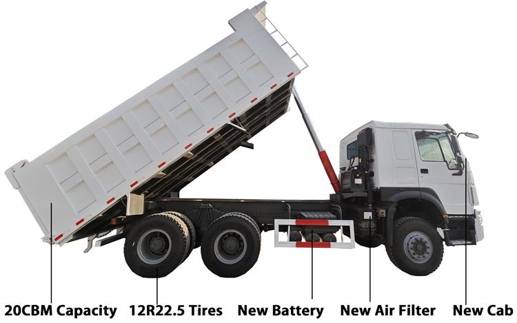 Used Howo 380hp Dump Truck for Sale In Nigeria
