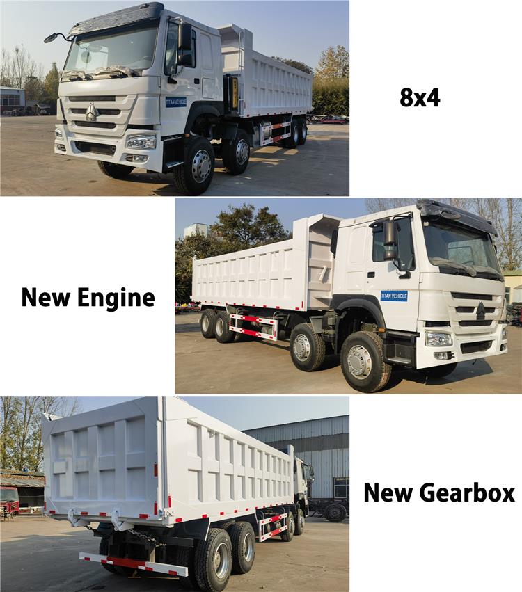 Second Hand Howo Dump Truck 8x4 for Sale In Nigeria