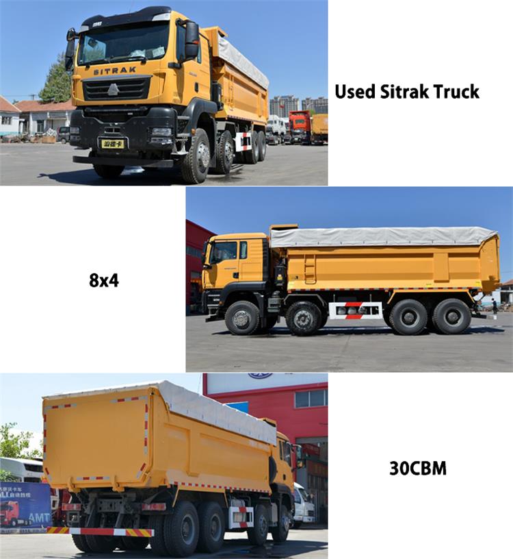 Second Hand Sitrak Dump Truck 8x4 Price for Sale In Nigeria Lagos
