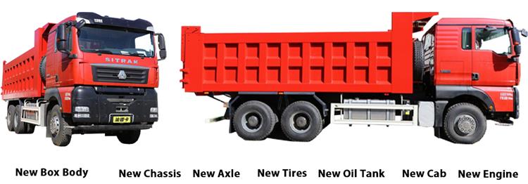 Used Sitrak Dump Truck 6x4 C7H for Sale In Ghana