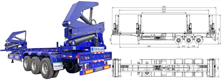40ft Container Side Lifter Trailer for Sale In Nigeria Abuja