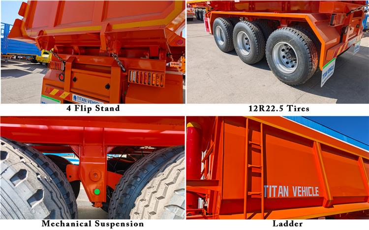 30CBM Tipper Semi Trailer for Sale In Nigeria