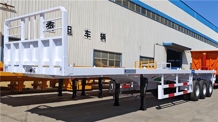 13m Tri Axle Flat Bed Trailer for Sale Price In Lagos, Nigeria