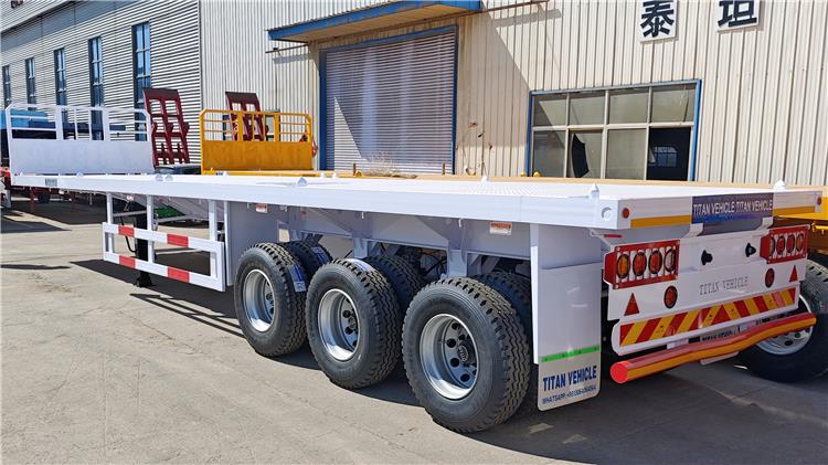 13m Tri Axle Flat Bed Trailer for Sale Price In Lagos, Nigeria