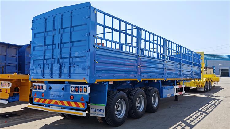 Tri Axle 60 Ton Fence Cargo Trailer for Sale In Nigeria, Abuja