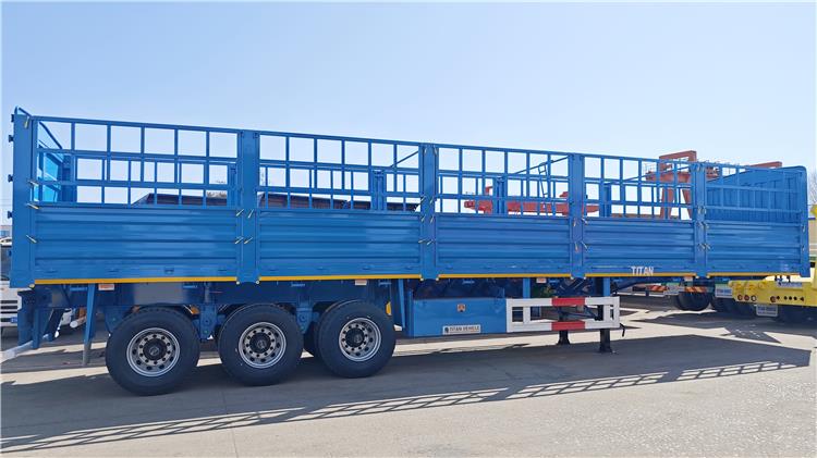 Tri Axle 60 Ton Fence Cargo Trailer for Sale In Nigeria, Abuja