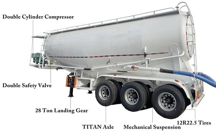 35CBM Cement Tanker Trailer for Sale In Nigeria Lagos