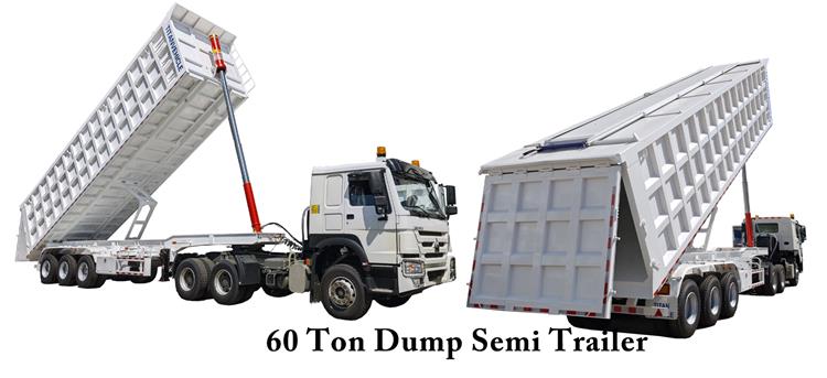 60 Ton Dump Semi Trailer for Sale In Nigeria Lagos