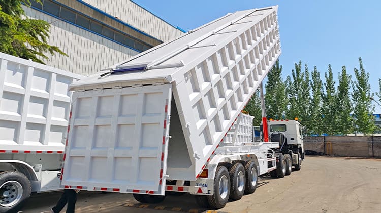 3 Axle Hydraulic Tipper Trailer Price Manufacturers for Sale Near Me in Nigeria