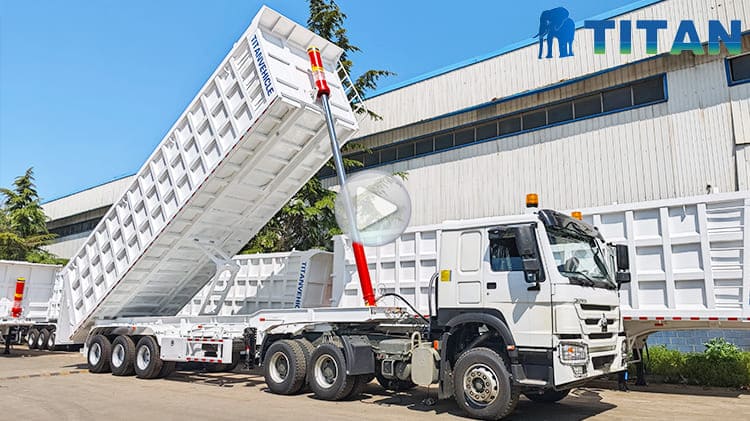 3 Axle Hydraulic Tipper Trailer Price Manufacturers for Sale Near Me in Nigeria