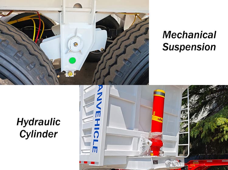 3 Axle Hydraulic Tipper Trailer Price Manufacturers for Sale Near Me in Nigeria