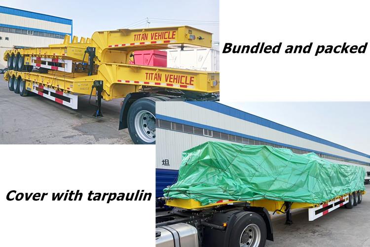 3 Axle Semi Low Loader Truck Trailer for Sale in Nigeria