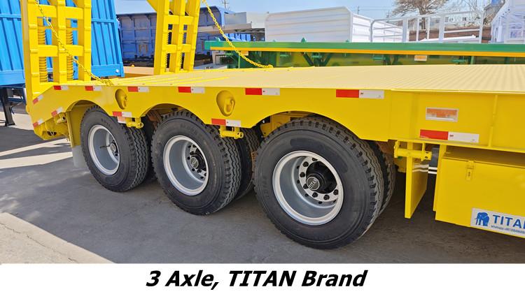 3 Axle Semi Low Loader Truck Trailer for Sale in Nigeria