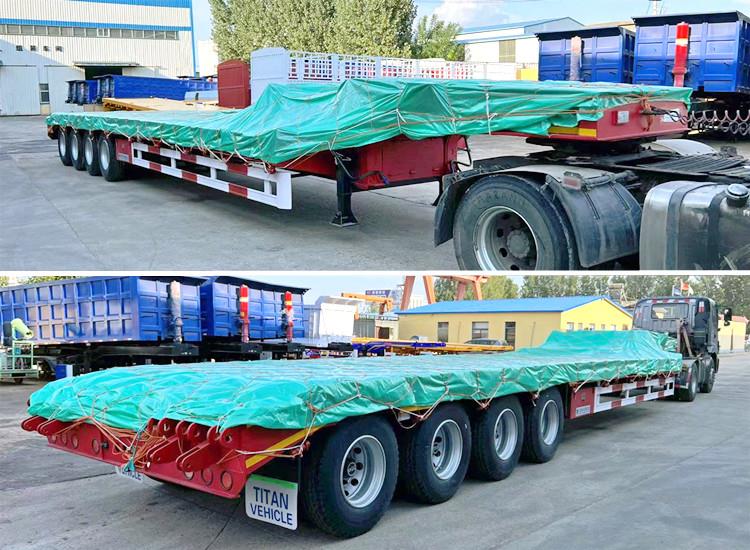 4 Axle Lowbed Trailer Truck for Sale in Nigeria