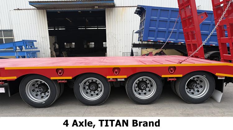 4 Axle Lowbed Trailer Truck for Sale in Nigeria