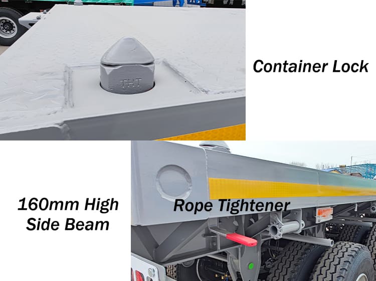 3 / Tri Axle 40Ft Flatbed Semi Truck Trailer for Sale in Nigeria