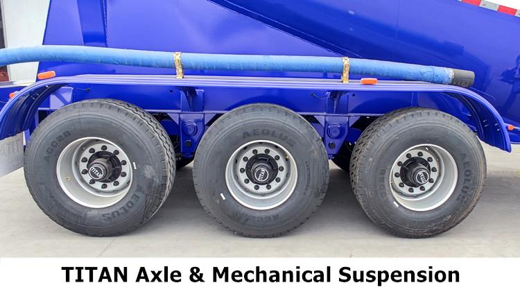 Cement Silo Trailer | Bulk Cement Transport Powder Tanker Truck Trailer for Sale in Nigeria