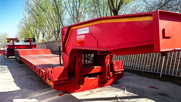 Hydraulic Detachable Gooseneck Lowboy Trailers for Sale in Nigeria