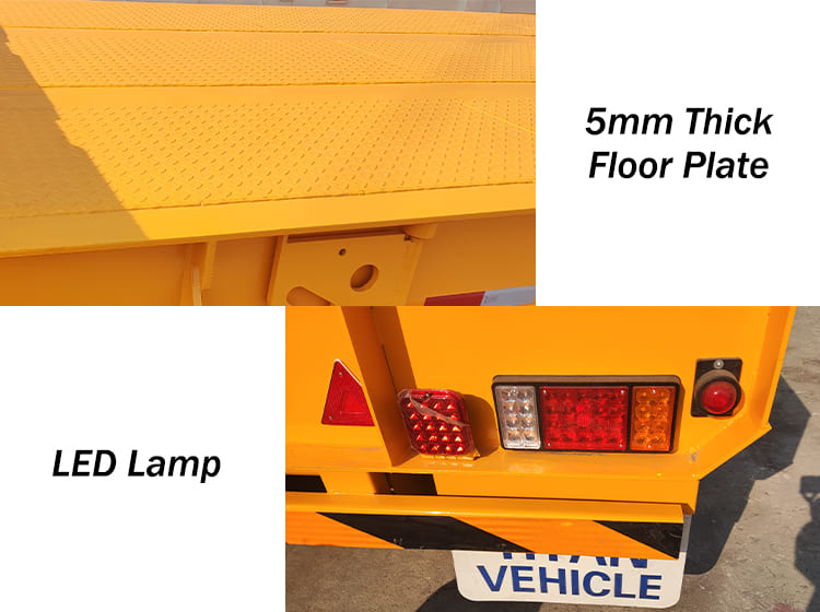 Lowboy Truck Semi Trailer for Sale in Nigeria | Detach Gooseneck Trailer