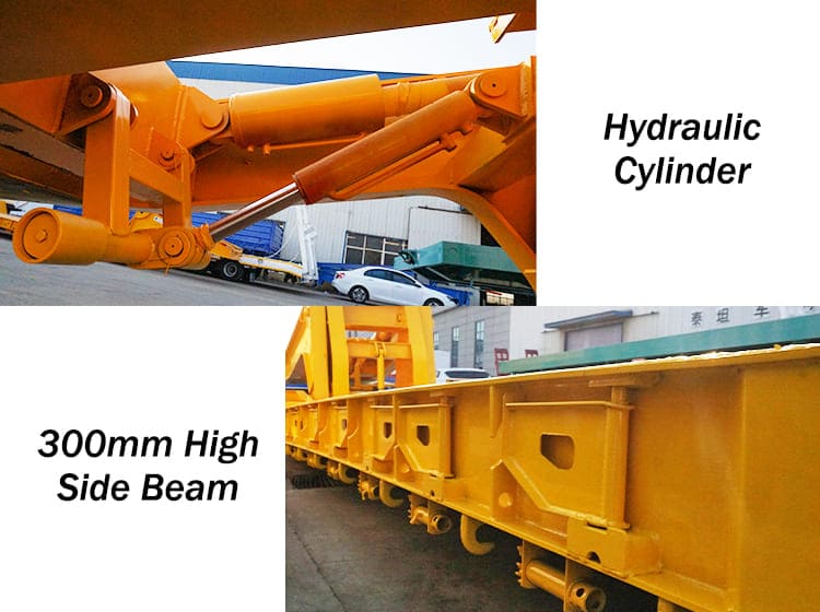 Lowboy Truck Semi Trailer for Sale in Nigeria | Detach Gooseneck Trailer