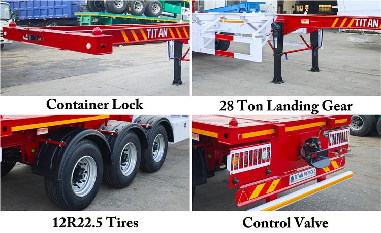 40ft/foot Container Chassis Trailer for Sale In Nigeria Lagos
