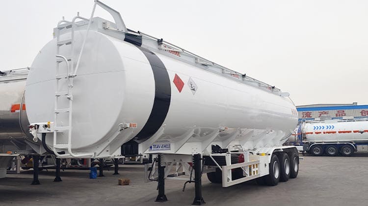 45 CBM Crude Oil Tanker Trailer for Sale in Nigeria